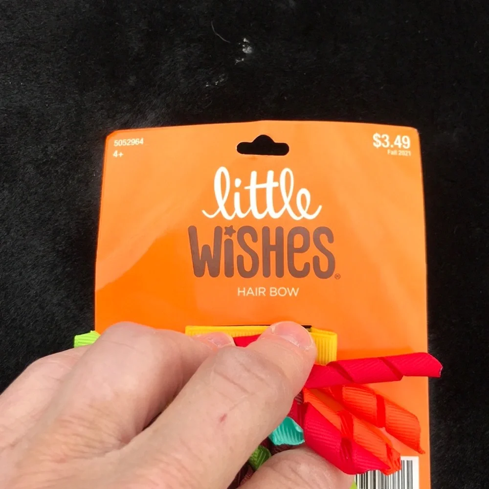 NWT 3 Fall Hair Accessories Bopper Headband Little Wishes Hair Bow & Hair Clip